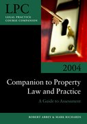 Cover for Companion to Property Law and Practice