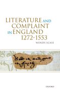 Cover for Literature and Complaint in England 1272-1553