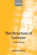 Cover for The Structure of German