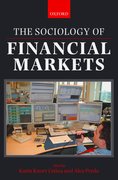 Cover for The Sociology of Financial Markets