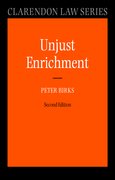 Cover for Unjust Enrichment