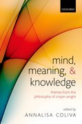 Cover for Mind, Meaning, and Knowledge