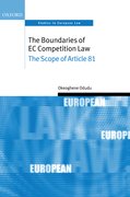 Cover for The Boundaries of EC Competition Law