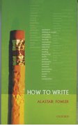 Cover for How to Write