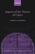 Cover for Aspects of the Theory of Clitics