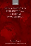 Cover for Human Rights in International Criminal Proceedings