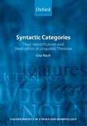 Cover for Syntactic Categories