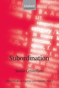 Cover for Subordination