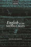 Cover for English in the Middle Ages