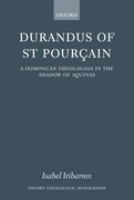 Cover for Durandus of St Pourcain
