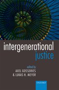 Cover for Intergenerational Justice