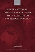 Cover for International Organizations and Their Exercise of Sovereign Powers