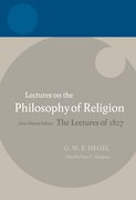 Cover for Hegel:Lectures on the Philosophy of Religion