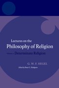 Cover for Hegel: Lectures on the Philosophy of Religion