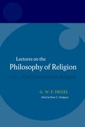 Cover for Hegel: Lectures on the Philosophy of Religion