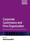 Cover for Corporate Governance and Firm Organization