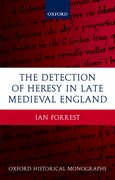 Cover for The Detection of Heresy in Late Medieval England