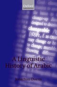 Cover for A Linguistic History of Arabic