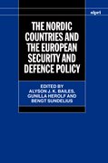 Cover for The Nordic Countries and the European Security and Defence Policy