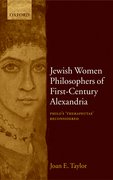 Cover for Jewish Women Philosophers of First-Century Alexandria