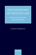 Cover for Foundations of Private Law
