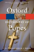 Cover for A Dictionary of Popes