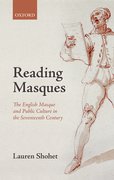Cover for Reading Masques - 9780199295890