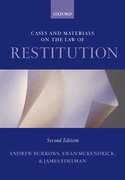 Cover for Cases and Materials on the Law of Restitution