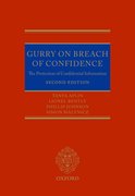 Cover for Gurry on Breach of Confidence