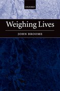 Cover for Weighing Lives