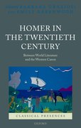 Cover for Homer in the Twentieth Century