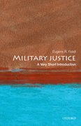 Cover for Military Justice: A Very Short Introduction - 9780199303496