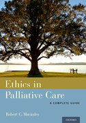Cover for Ethics in Palliative Care