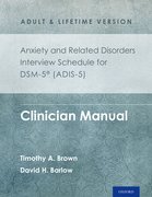 Cover for Anxiety and Related Disorders Interview Schedule for DSM-5 (ADIS-5) -  Adult and Lifetime Version