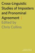 Cover for Cross-Linguistic Studies of Imposters and Pronominal Agreement