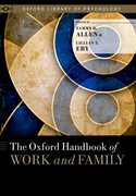 Cover for The Oxford Handbook of Work and Family