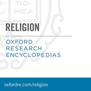 Cover for Oxford Research Encyclopedias: Religion