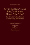 Cover for Say to the Sun, "Don