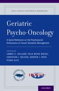 Cover for Geriatric Psycho-Oncology