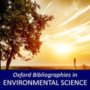 Cover for Oxford Bibliographies in Environmental Science