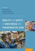 Cover for Quality and Safety in Anesthesia and Perioperative Care