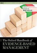 Cover for The Oxford Handbook of Evidence-Based Management
