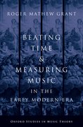 Cover for Beating Time and Measuring Music in the Early Modern Era