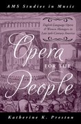 Cover for Opera for the People