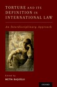 Cover for Torture and Its Definition In International Law - 9780199374625