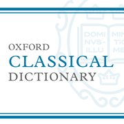Cover for Oxford Classical Dictionary