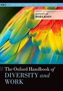 Cover for The Oxford Handbook of Diversity and Work