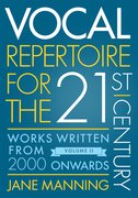 Cover for Vocal Repertoire for the Twenty-First Century, Volume 2 - 9780199390977