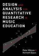 Cover for Design and Analysis for Quantitative Research in Music Education