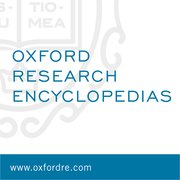 Cover for Oxford Research Encyclopedias